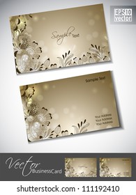 Abstract professional and designer business card template or visiting card set. EPS 10.