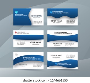 Abstract professional and designer business card template or clear and minimal visiting card set, name card red background. Vector illustration EPS 10 for presentation slide banners