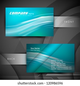 Abstract professional and designer business card template or visiting card set. EPS 10.