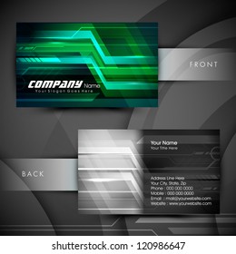 Abstract professional and designer business card template or visiting card set. EPS 10.