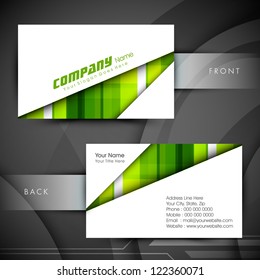 Abstract professional and designer business card template or visiting card set. EPS 10.