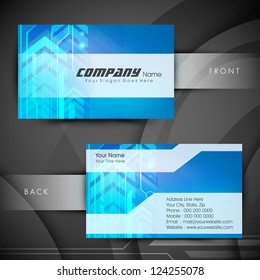 Abstract professional and designer business card template or visiting card set. EPS 10.