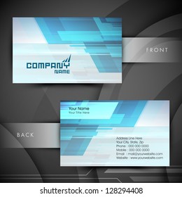 Abstract professional and designer business card template or visiting card set. EPS 10.