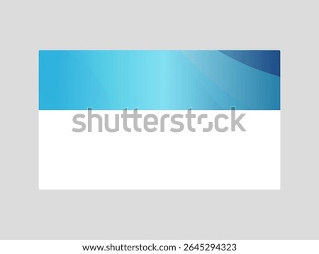 Abstract profile header mockup for corporate LinkedIn design