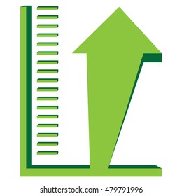 Abstract profit business graph bar, Vector illustration