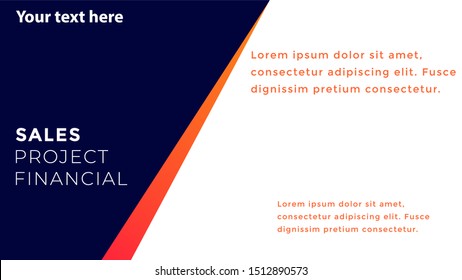 Abstract project presentation background  