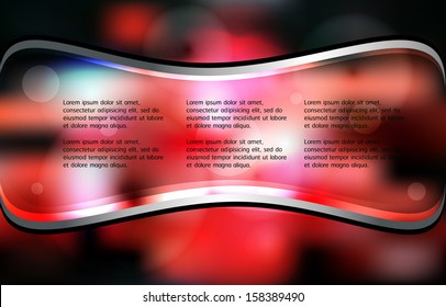 An abstract promo banner. 