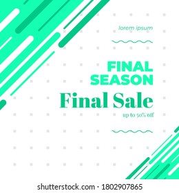 Abstract promotion design template with colorful fluid and liquid shape for your banner, poster, flyer or calendar