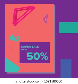 Abstract Promotional Banner ads Template Design