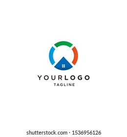 abstract property logo template vector design. eps10