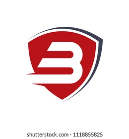 Abstract protect Letter B Logo