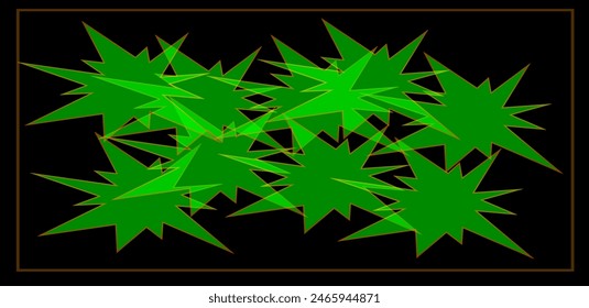 abstract psychedelic background with texture chaotic smears of colored paint brushes triangular shape