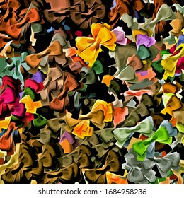 abstrakte psychedelische Hintergrundfarbe Aquarell-Stilisierung aus farbigen chaotischen Pinselstrichen unterschiedlicher Größe und unscharfen Flecken von Farben
