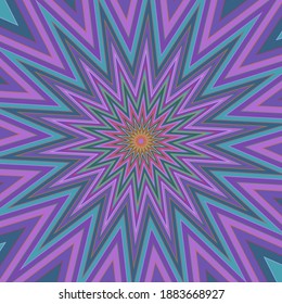 An abstract psychedelic burst background image.