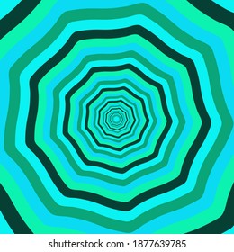 An abstract psychedelic burst shape background image.