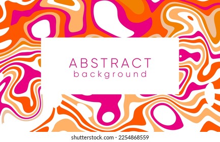Abstract Psychedelic Camouflage Wavy Liquid Tie Dye Marble Brush Strokes Seamless Vector Isolated Background. Vector EPS10