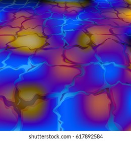 Abstract psychedelic colorful background.