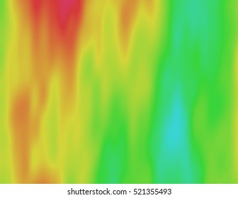 Abstract Psychedelic Colorful Illustration. Visual Heat Map. Flowing Acid Haze. Ethereal Scientific Background. Element Of Design.