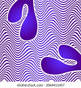 ABSTRACT PSYCHEDELIC DESIGN.  COLORFUL GRADIENT WAVY LINE PATTERN BACKGROUND. COVER DESIGN 