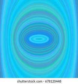 Abstract psychedelic ellipse background - vector design from blue concentric stripes