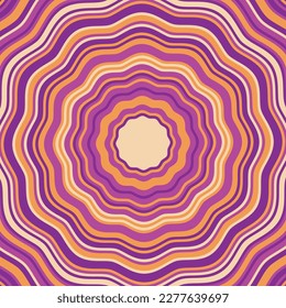 Abstract psychedelic groovy background. Abstract design. Vector illustration.