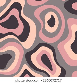 Abstract psychedelic groovy background. Vector illustration.