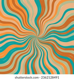 Abstract psychedelic groovy background. Vector illustration.