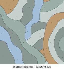 Abstract psychedelic groovy background. Vector illustration.