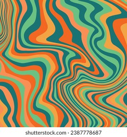 Abstract psychedelic groovy background. Abstract background. Vector illustration.