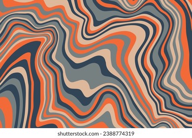 Abstract psychedelic groovy background. Abstract background. Vector illustration.