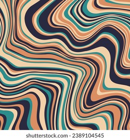 Abstract psychedelic groovy background. Abstract background. Vector illustration.