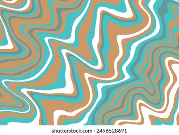 Abstract psychedelic groovy background. Vector illustration.