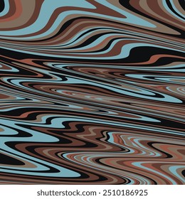 Abstract psychedelic groovy background. Vector illustration.