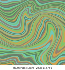 Abstract psychedelic groovy background. Vector illustration.