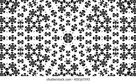Abstract psychedelic kaleidoscopic seamless pattern. Vector.