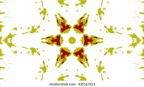 Abstract psychedelic kaleidoscopic seamless pattern. Vector.