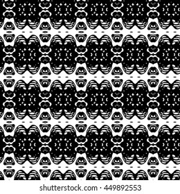 Abstract psychedelic kaleidoscopic seamless pattern. Vector.