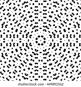 Abstract psychedelic kaleidoscopic seamless pattern. Vector.