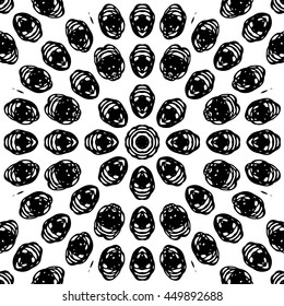 Abstract psychedelic kaleidoscopic seamless pattern. Vector.