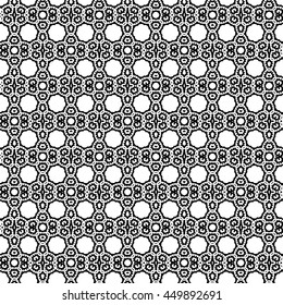 Abstract psychedelic kaleidoscopic seamless pattern. Vector.