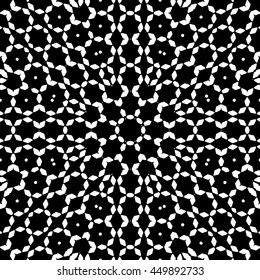 Abstract psychedelic kaleidoscopic seamless pattern. Vector.
