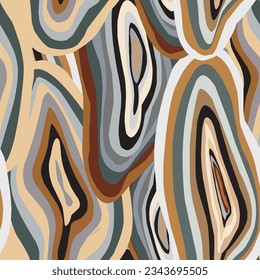 Abstract psychedelic pattern. Vector seamless pattern