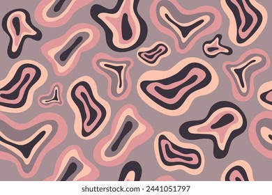 Abstract psychedelic seamless background. Vector.