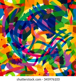 Abstract psychedelic seamless pattern.