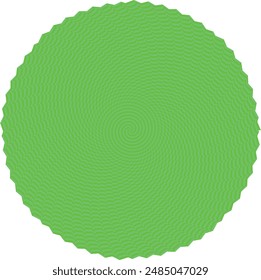 An abstract psychedelic spiral shape design element.