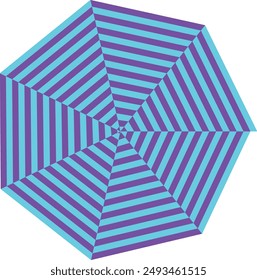 Ein abstraktes psychedelisches Spiralwirbel-Gestaltungselement.