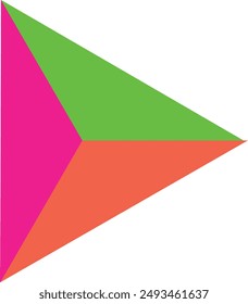 An abstract psychedelic spiral swirl shape design element.