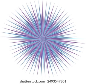 An abstract psychedelic spiral swirl shape design element.