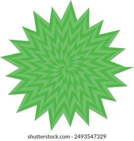An abstract psychedelic spiral swirl shape design element.
