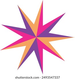 An abstract psychedelic spiral swirl shape design element.